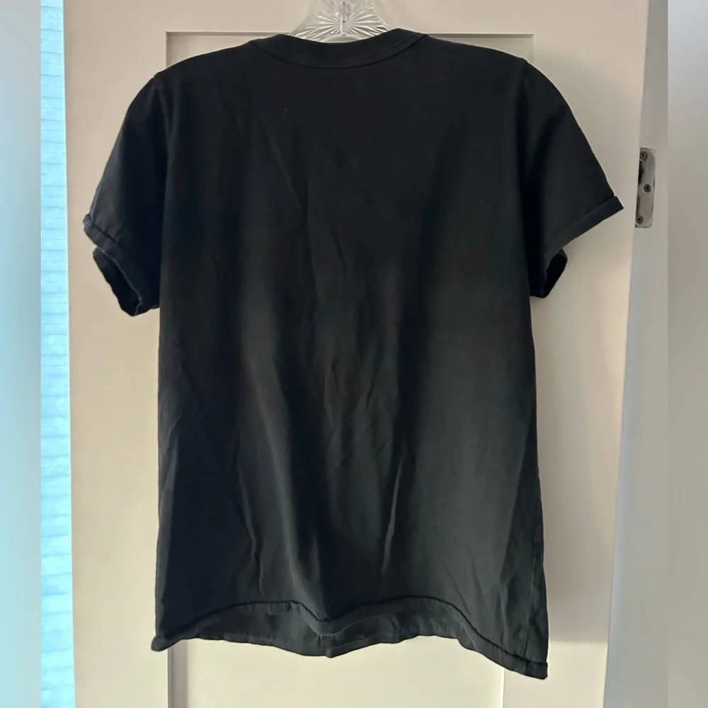 Big Bud Press Black Cotton Tee with tie dye - Picture 3 of 3